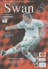 Swansea City v Hartlepool United 07-Sep-2002