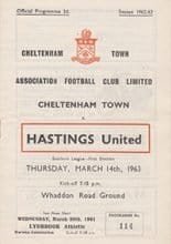 Cheltenham Town v Hastings United 14-Mar-1963