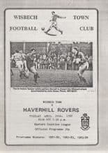 Wisbech Town v Haverhill Rovers 28-Apr-1987