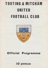 Tooting & Mitcham United v Enfield 18-Nov-1978