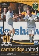 Cambridge United v Hayes & Yeading United 23-Apr-2011