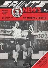 St Mirren v Heart of Midlothian 23-Aug-1980
