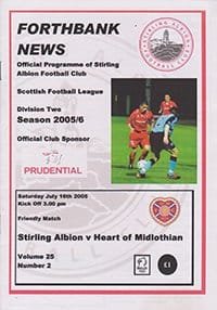 Stirling Albion v Heart of Midlothian 16-Jul-2005