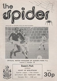 Queens Park v Heart of Midlothian 26-Feb-1983