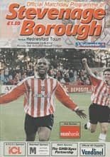 Stevenage Borough v Hednesford Town 02-Apr-2001