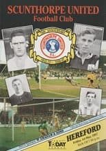 Scunthorpe United v Hereford United 01-May-1987