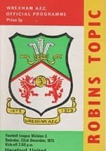 Wrexham v Hereford United 22-Dec-1973