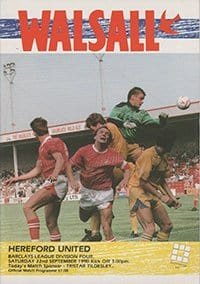 Walsall v Hereford United 22-Sep-1990