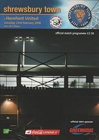 Shrewsbury Town v Hereford United 23-Feb-2008