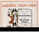 Swindon Town v Hereford United 28-Jan-1986