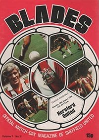 Sheffield United v Hereford United 28-Aug-1976
