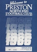 Preston North End v Hereford United 28-Sep-1985