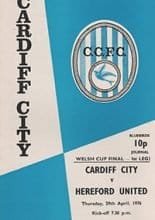 Cardiff City v Hereford United 29-Apr-1976