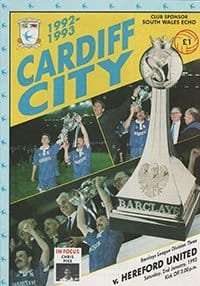 Cardiff City v Hereford United 02-Jan-1993
