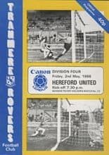 Tranmere Rovers v Hereford United 02-May-1986
