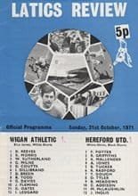 Wigan Athletic v Hereford United 31-Oct-1971