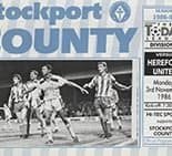 Stockport County v Hereford United 03-Nov-1986