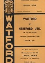 Watford v Hereford United 06-Jan-1968