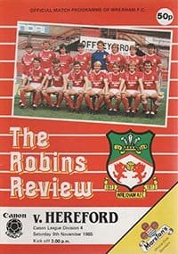 Wrexham v Hereford United 09-Nov-1985