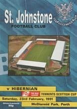 St Johnstone v Hibernian 23-Feb-1991