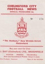 Chelmsford City v Hinckley Athletic 14-Mar-1964