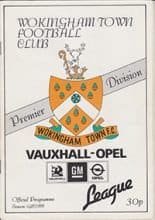 Wokingham Town v Hitchin Town 20-Apr-1988