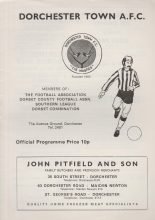 Dorchester Town v Hounslow 03-Dec-1977