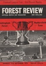 Nottingham Forest v Huddersfield Town 21-Sep-1970
