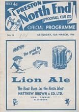 Preston North End v Huddersfield Town 12-Mar-1966