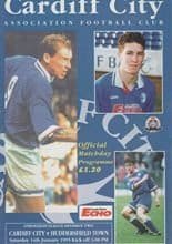 Cardiff City v Huddersfield Town 14-Jan-1995