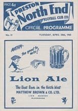 Preston North End v Huddersfield Town 20-Apr-1965