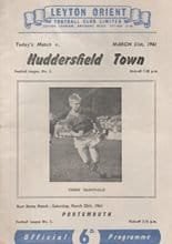Leyton Orient v Huddersfield Town 21-Mar-1961