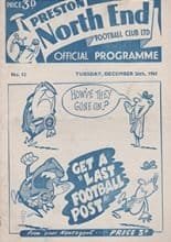 Preston North End v Huddersfield Town 26-Dec-1961