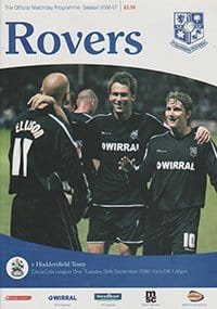 Tranmere Rovers v Huddersfield Town 26-Sep-2006