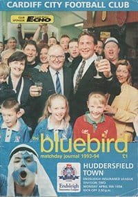Cardiff City v Huddersfield Town 04-Apr-1994