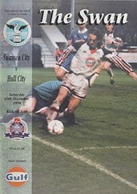 Swansea City v Hull City 10-Dec-1994