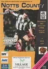 Notts County v Hull City 03-Jan-1998
