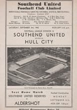 Southend United v Hull City 03-Sep-1960