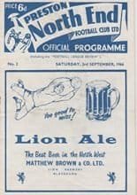 Preston North End v Hull City 03-Sep-1966