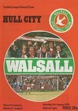 Walsall v Hull City 06-Jan-1979