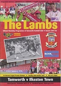 Tamworth v Ilkeston Town 30-Oct-2001