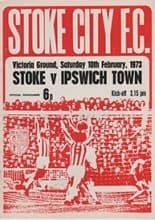 Stoke City v Ipswich Town 10-Feb-1973