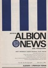 West Bromwich Albion v Ipswich Town 23-Apr-1969