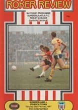 Sunderland v Ipswich Town 28-Feb-1987
