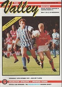 Charlton Athletic v Ipswich Town 30-Oct-1991