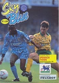 Coventry City v Ipswich Town 05-Dec-1992