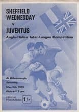 Sheffield Wednesday v Juventus 09-May-1970