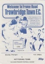 Trowbridge Town v Kettering Town 17-Apr-1982