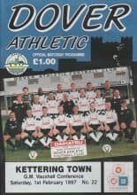 Dover Athletic v Kettering Town 01-Feb-1997
