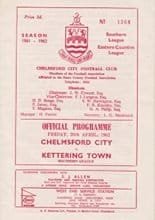 Chelmsford City v Kettering Town 20-Apr-1962
